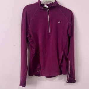 Nike Purple Pullover with Zipper